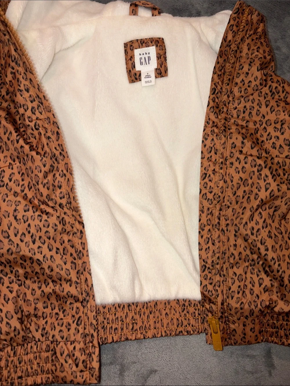 GAP Kids Leopard Hooded Jacket
